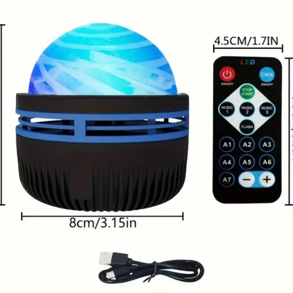 1pc Starry Star Nebula Northern Light Smart Voice Control Phone APP Remote Led